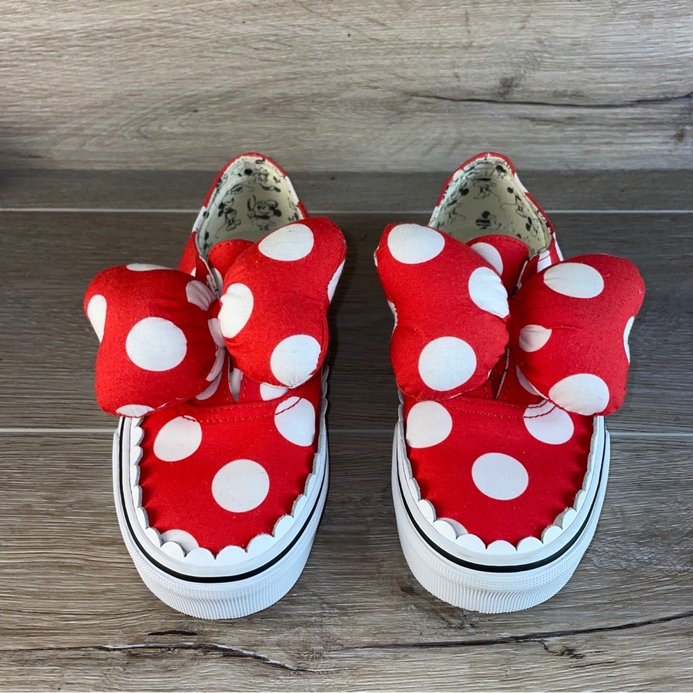 RARE Woman’s VANS Authentic Gore x Disney Minnie's Bow 2018 Size 5 - Picture 5 of 11